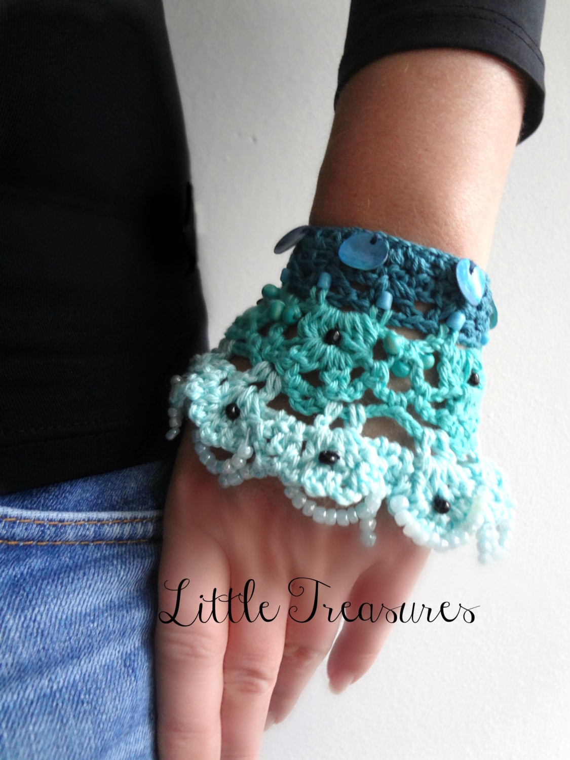 CROCHET PATTERN Bohemian Cuff Crochet Cuff Crochet Etsy