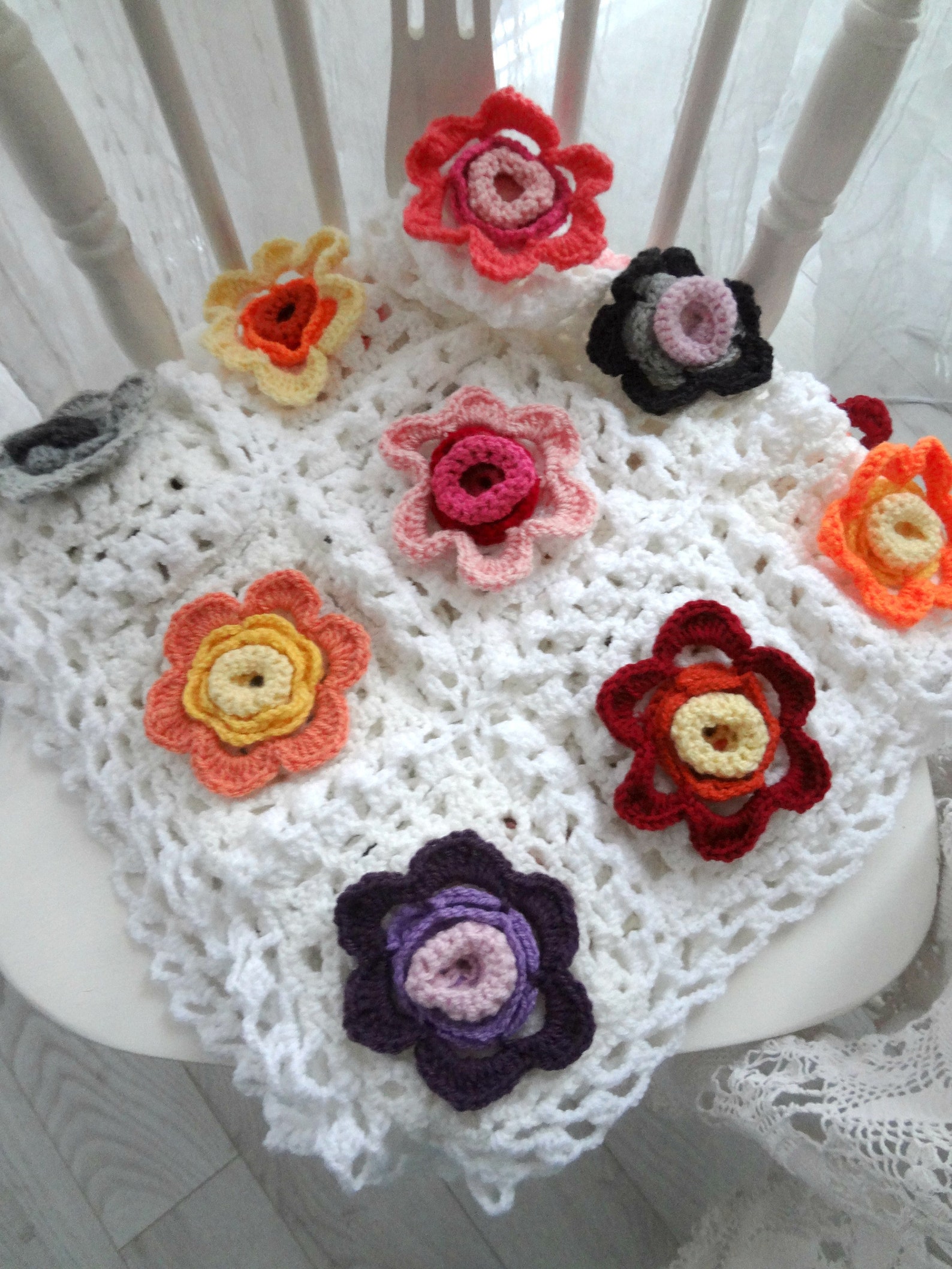 Spring Flowers Blanket CROCHET Patternbaby Blanketphoto Etsy