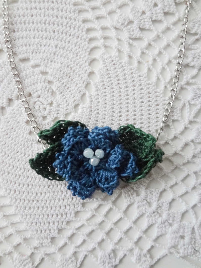 CROCHET PATTERN Mini Flower Jewelrycrochet Thread Etsy