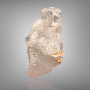 30 Grams Terminated Natural Topaz Specimen Combine With Quartz , Black Tourmaline and Muscovite From Pakistan