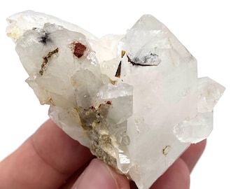 Brookite Specimen on Quartz , Pakistan Mineral Specimen , ( 58 Grams , 46 x 47 x 31 mm )
