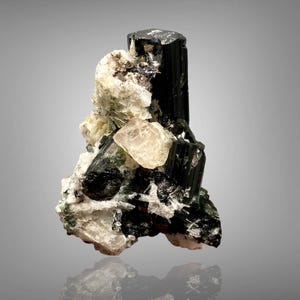 29 Grams Topaz Specimen Combine with Black Tourmaline and matrix From Skardu , Pakistan