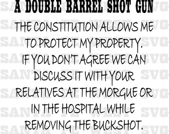 Gun quote svg | Etsy