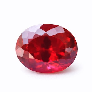 15x11mm Natural Red Ruby Certified Oval Cut Authentic Gemstone | Ideal Special Event Gift Ready Use 14.80 Ct Loose Ruby For Jewelry Creation