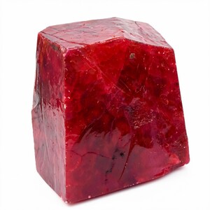 Huge Pigeon Blood Red Ruby Rough Chunk - 534- 652 Ct Uncut Raw Natural Burmese Top Quality A++ Rough - For Love Gift Gems Loves