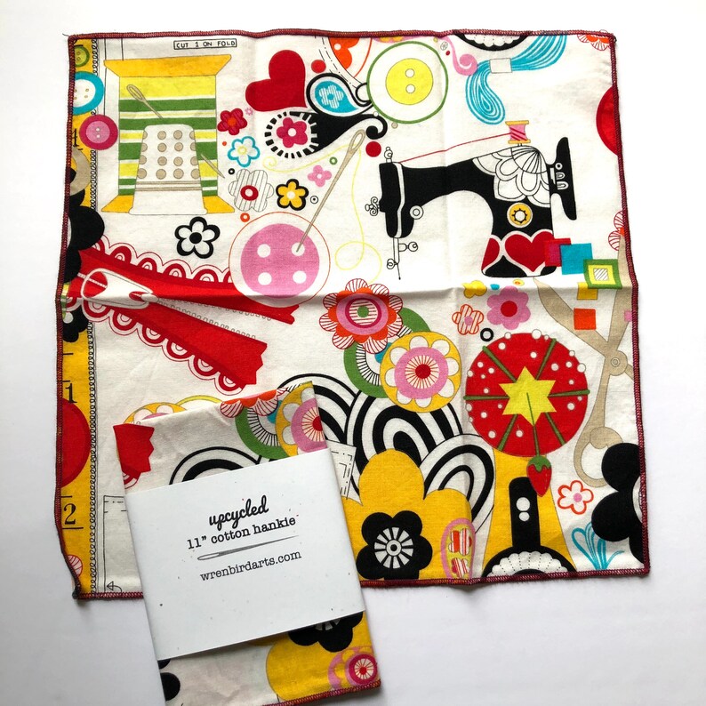 Single Patterned Handkerchiefs Heavy Cotton Hankies Reusable Etsy