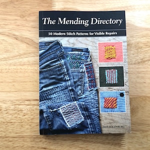 The Mending Directory Book by Erin Eggenburg Visible Mending Darning Patterns How To