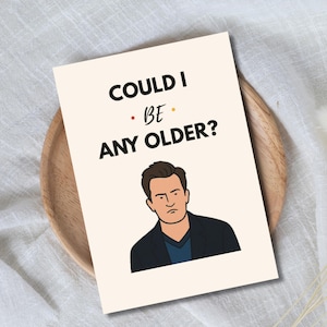Friends Birthday Card: Funny TV Show Printable (Digital Download PDF)