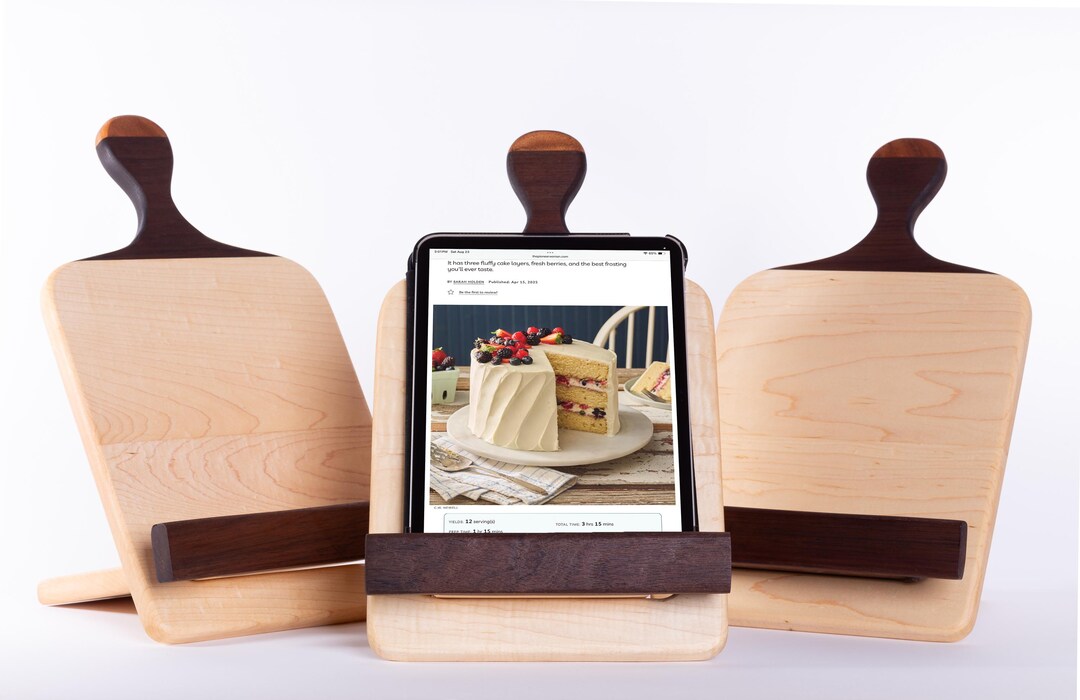Cookbook Stand Recipe Holder Foldable Kitchen Accessory - Etsy