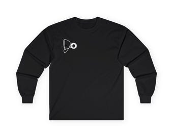 Maglia nera a maniche lunghe classica DoubleO Productions in edizione limitata