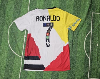 Adult T-shirt design of different football teams Ronaldo #7, jersey for adults