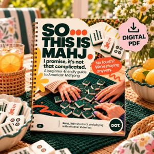 American Mahjong Beginner Guide | Visual Cheat Sheet (Digital PDF)