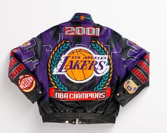 Vintage 90s Los Angeles Lakers Starter Jacket Large Half Zipper