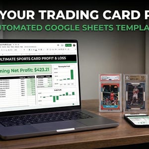 Ultimate Trading Card Profit and Loss Spreadsheet | Google Sheets Template for Collectors