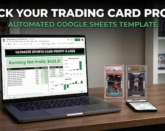 Ultimate Trading Card Profit and Loss Spreadsheet | Google Sheets Template for Collectors