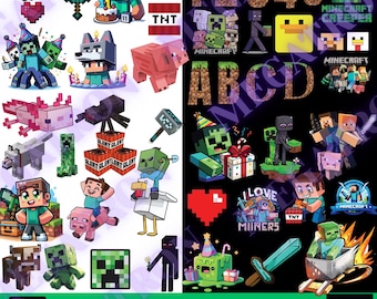 Gaming SVG PNG-bundel: ontwerpen voor Cricut en Silhouette (directe download)