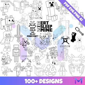 Gaming SVG Bundle: 118 Designs for Cricut & Silhouette (Digital Download)