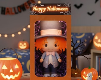 Whimsical Hat Maker Felt Doll Sewing Pattern | Fantasy Storybook Plush PDF 35cm