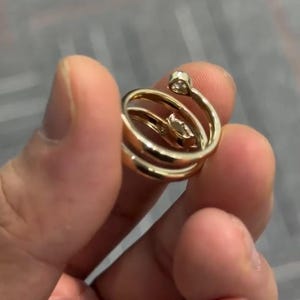 Rubinförlovningsring | Röd rubinring | Rubinuttalandering | Guldrubinring | Öppen wrapring | Unik ädelstensring | Cocktailring bild 7