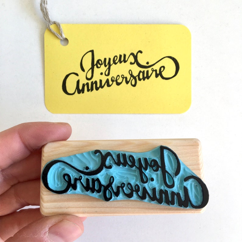 Wood Mounted Joyeux Anniversaire Rubber Stamp Lettering Hand Carved Stamps Paper Party Supplies Vadel Com Wood Mounted Joyeux Anniversaire Rubber Stamp Lettering Hand Carved Stamps Paper Party Supplies Vadel Com