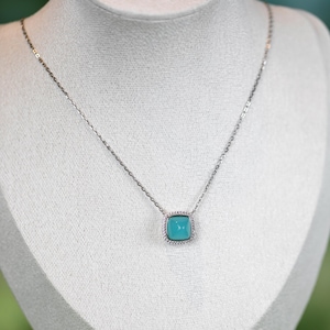 Dainty White Gold Plated Necklace: Zircon Pendant, Adjustable Length