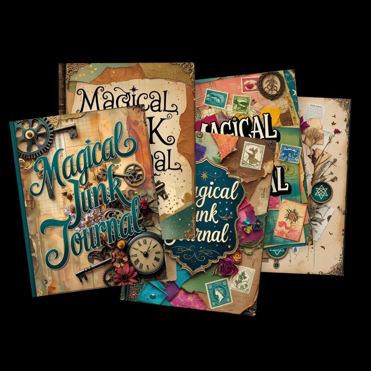 Enchanting Vintage Junk Journal Planner: Digital Download - Thumbnail 5