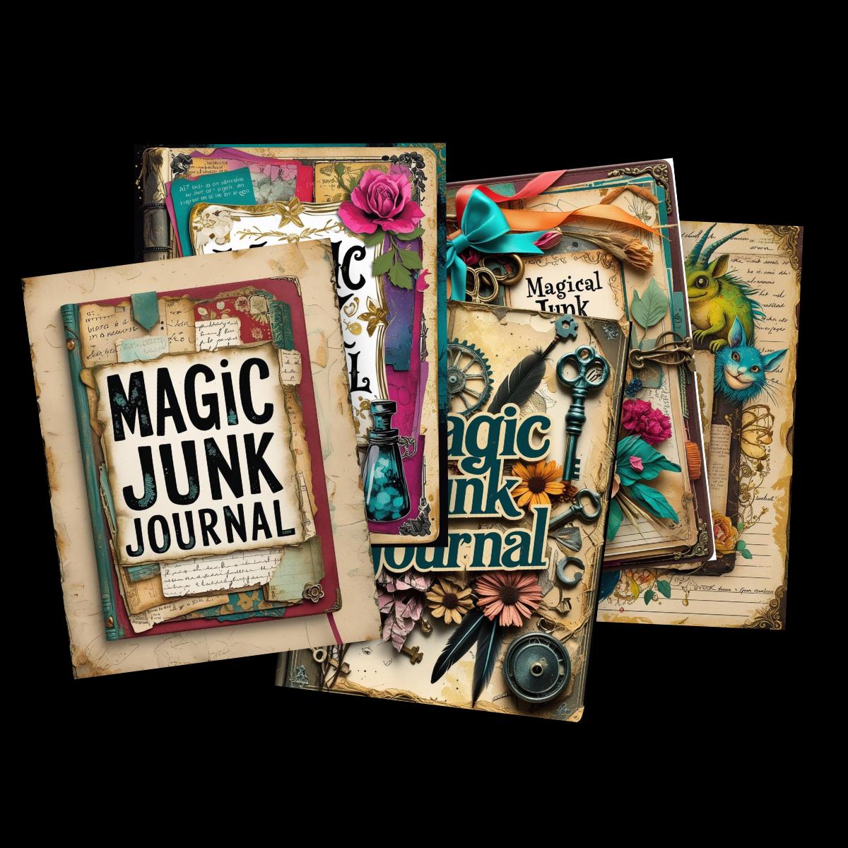 Enchanting Vintage Junk Journal Planner: Digital Download - Thumbnail 3