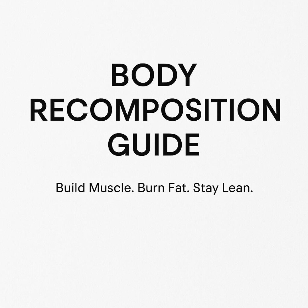 Body Recomposition Full Guide (20 Page - PDF) - Etsy