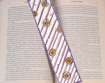 Original Hand Painted Floral Bookmark - For Book Lovers, Small artwork