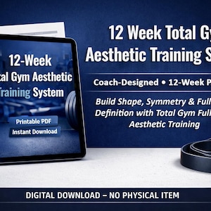 Total Gym 12-Wochen-Trainingsprogramm – Ganzkörper (druckbare PDF