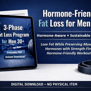 Hormoonvriendelijk vetverlies voor mannen vanaf 30 jaar - pdf-gids afdrukbare