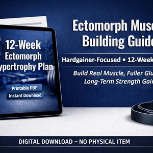 Ectomorph Muscle Building Guide | 12 Week Strength Program (PDF)