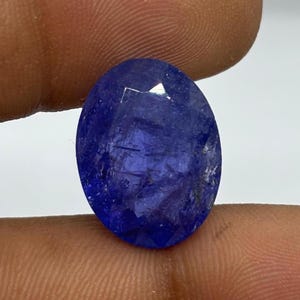 Natural Tanzanite Oval Shape Making For Jewelry