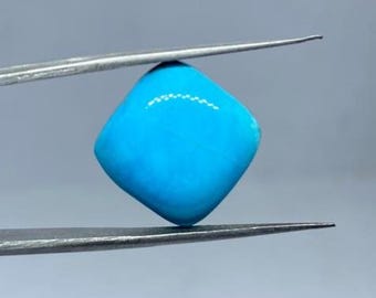 AAA+天然アリゾナターコイズクッションシェイプ15 x 6 mm