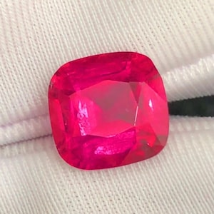 Rubellite,3 Carats Mesmerizing Natural Rubellite Tourmaline Gemstone from Afghanistan,Lovely Cushion Cut,Ultra Lustre & Color Gemstone