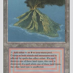 Volcanic Island Mtg - Etsy