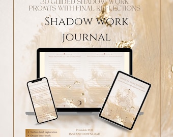 Shadow Work Journal | Guided Self-Reflection Prompts (PDF)
