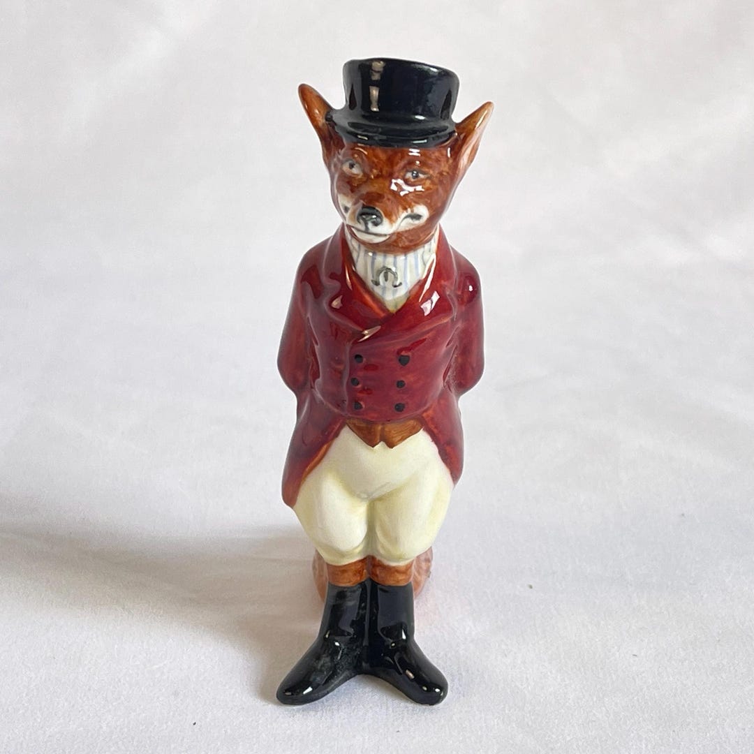 Huntsman Fox Rare Royal Doulton Huntsman Fox Figurine D6448 – Vintage English ...
