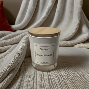 Sweet Orange Soy Candle - 20Cl Hand-poured Natural Candle