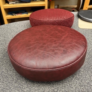 Custom Round Bar Stool Seat Replacement: DIY Upholstery, Made to Order