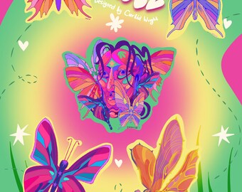 Bug Palz Sticker Sheet (small)