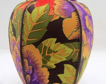 Purple Peony fabric ginger jar vase Phillip Jacobs floral botanic