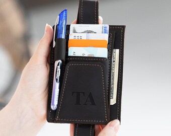 Car visor organizer, Car document organizer, Leather car document holder, Car gift ideas for men, Car gift for boyfriend, Car accessories