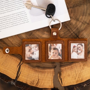 Custom photo keychain with engraving, Personalized picture keyring, Unique memory keepsake, Custom image keychain, Gift for loved ones
