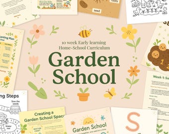 Garden School: 10-Week Early Learning Program (Printable)