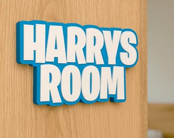 Personalised Battle Royale Style Door Sign – Custom Name Plaque – Gamer Room Decor – Kids Bedroom Sign – Gaming Door Plaque