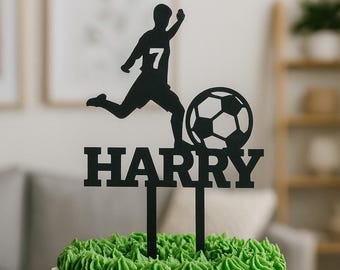"Tortenaufleger Fußball - Torten Deko ""Fußball"" - Tortenaufleger Kindergeburtstag Tortendeko - Tortendeko Fussball, Tortendeko Fussball"