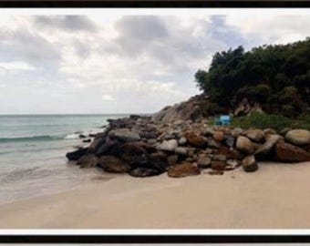 Caribbean Beach Photo Print: Virgin Islands Coastal Wall Art (Digital Download)