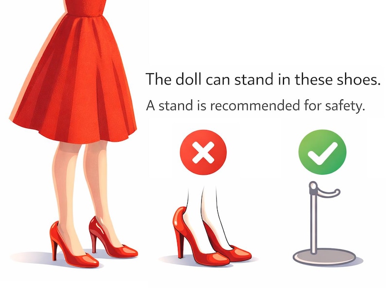 Tonner 16" Tyler Doll Pointed Toe Stiletto Shoes | "Eleanor" image 3