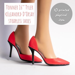 Scarpe con tacco a spillo Tonner Tyler Doll D'Orsay da 16 pollici - versione senza cinturino